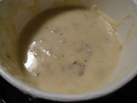 Potato Sausage Soup, close-up.