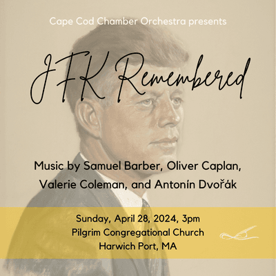 Concert premiere of JFK Remembered April 28, 2024