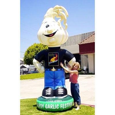 Garlicman giant inflatable