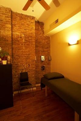 Treatment room at The Sher Acupuncture Center