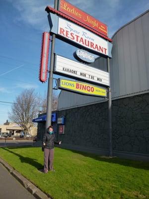 Vintage signage, obligatory for every dive bar