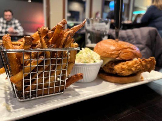 Caribbean Queen chicken sandwich