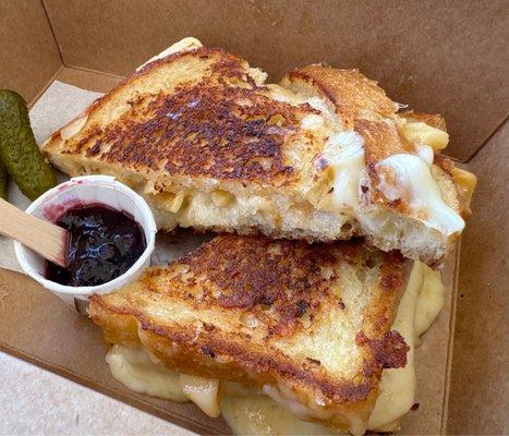 The Mac daddy grilled cheese