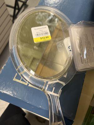 Old plastic mirror for $12.99