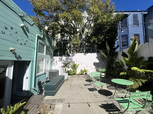 Cute back patio