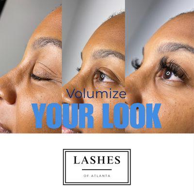 Volumize your looks at Lashes of Atlanta