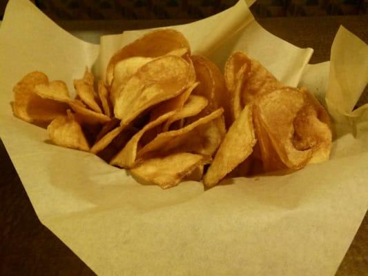 Potato chips and ranch. Crisp and fresh!