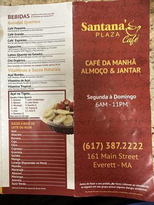 Menu (Portuguese)