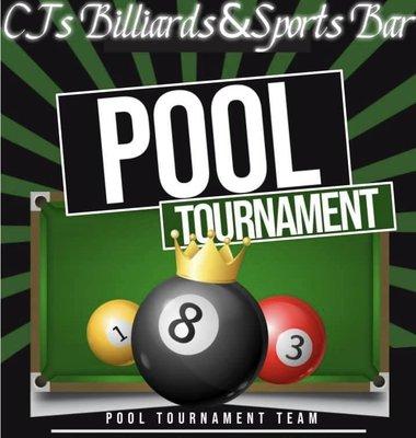 Pool tournaments every wed