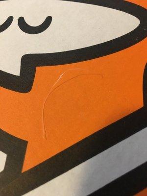 Pubic hair found in our pizza