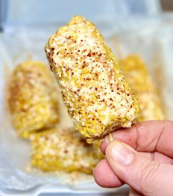 Street Corn app - $7 Fresh lime, mayo, chili & queso fresco