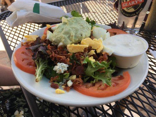 Cobb salad with no chicken extra bacon.