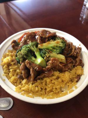 Beef and 109. Broccoli with Garlic Sauce