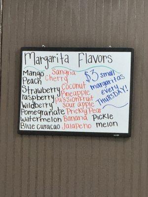 Flavor margaritas