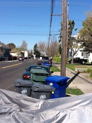 Having Alameda County Industries return the cans to the curb...Is that asking too much?