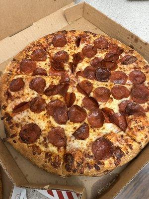 Extra pepperoni pizza - The grandkids loved it !!!