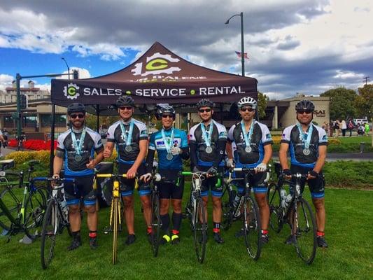 Team CBC after Coeur d'Fondo 2015