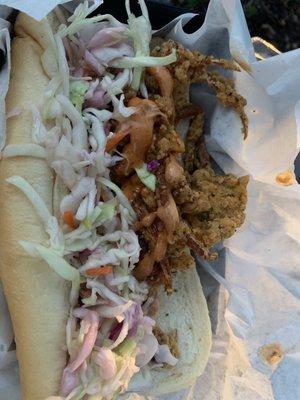 Soft shell crab poboy