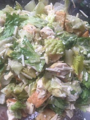 chicken caesar salad.