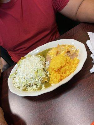 Enchilada verdes