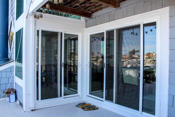 Discovery Bay, CA - New Simonton brand patio doors and windows installed complete by East County Glass & Window