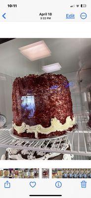 Red velvet cake.