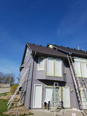 Repaint exterior house