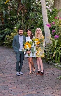 Wedding ceremony in the garden