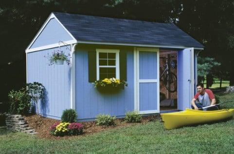 Storage sheds installed by certified installers.