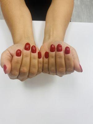 Beautiful manicure at Frenchies. Thank you Silvana.