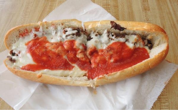 Philly Cheese Steak with Sauce