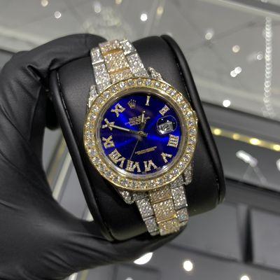 Custom DateJust 2 Fully loaded with Vs-1 diamonds