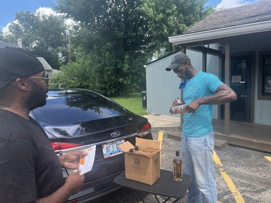 Two black men! Two black business! One goal! Black economic empowerment!