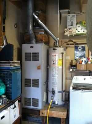 Before / After Furnace & Water Heater Replacement. We conduct full furnace tune-ups, and heating maintenance.