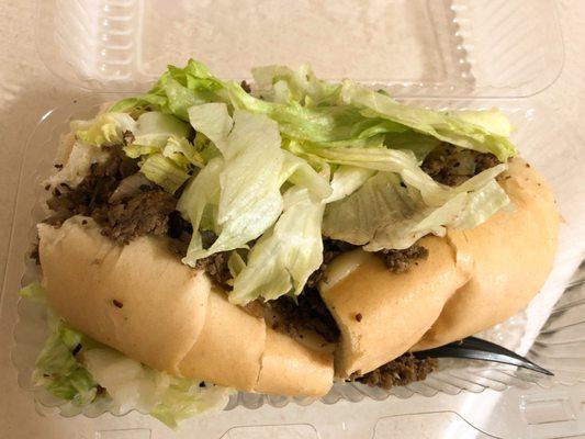 Cheesesteak sandwich