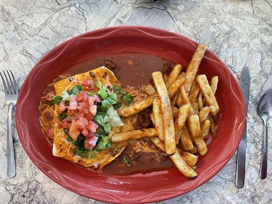 Mexican Burger, with red of course