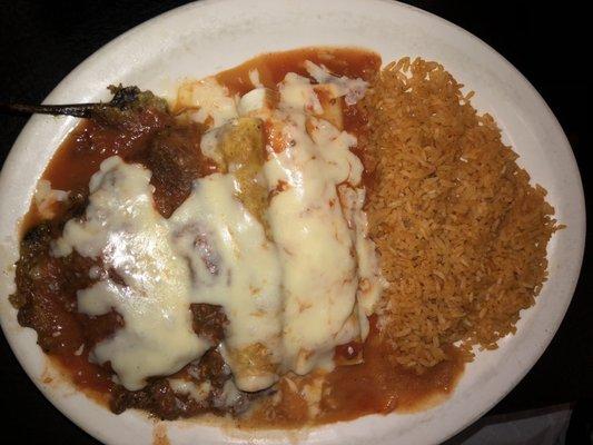 Mr. Taco Plate (Burrito, Enchilada, Chile Relleño, Taco)