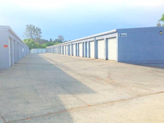 Ground level storage units in Auburn, CA