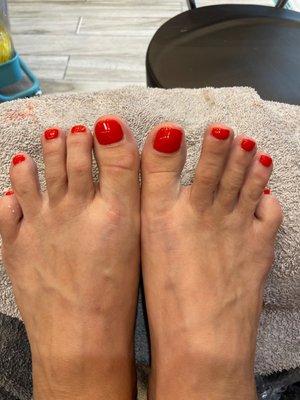 Gel pedicure!