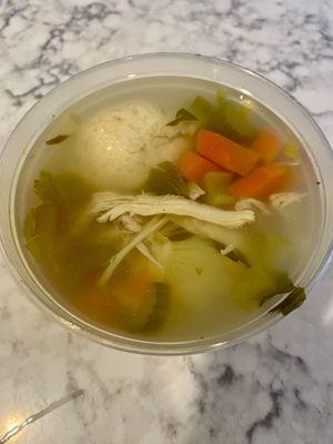 Matzoh ball soup