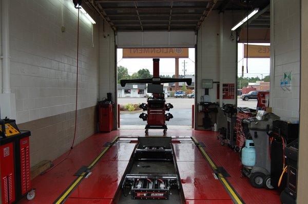 World's best Alignment equipment. We have it here at Jiffy Lube.