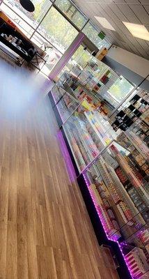 The stores vape area