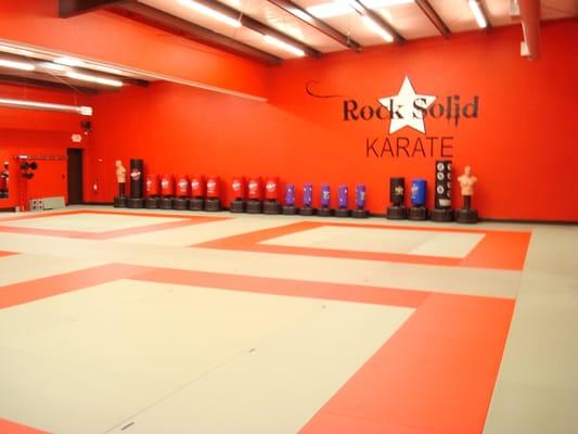 Rock Solid Karate training floor