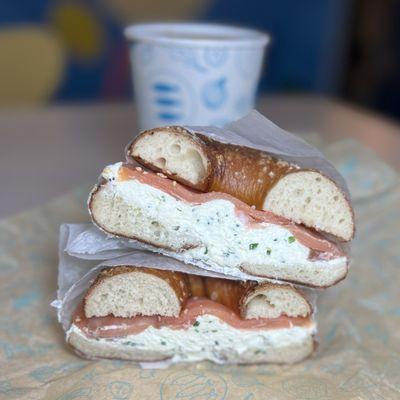 Cream cheese and lox