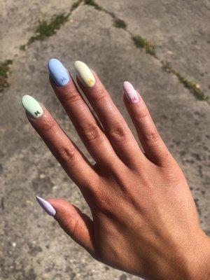 Client view gel mani