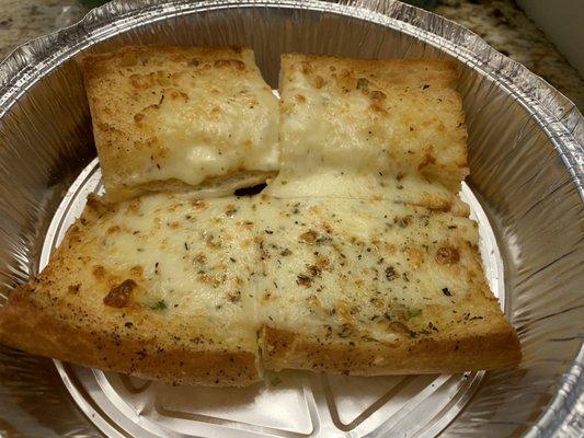 Cheesy garlic bread