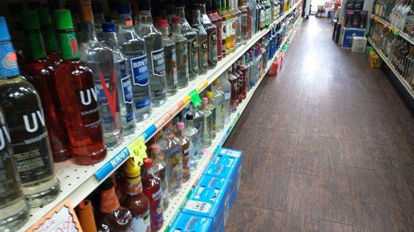 Vodka aisle