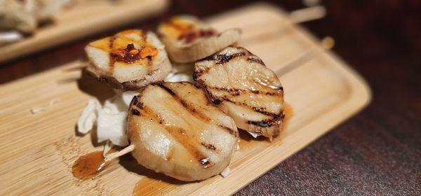 King mushroom skewers