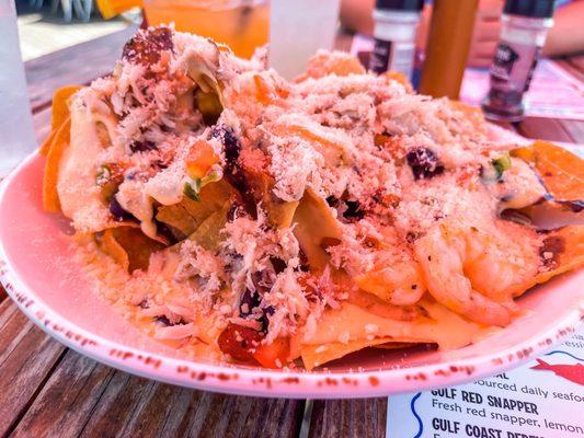 Seafood Nachos - absolutely amazing!