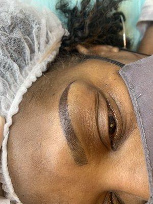 Ombré eyebrows